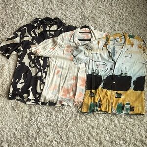 3 Zara Men’s Button Down Shirts